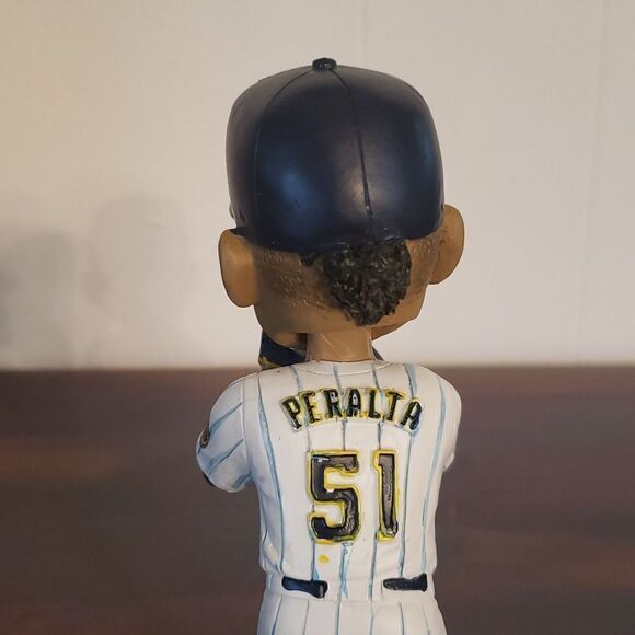 NIB 2022 Milwaukee Brewers Freddy Peralta Bobblehead - Picture 7 of 11